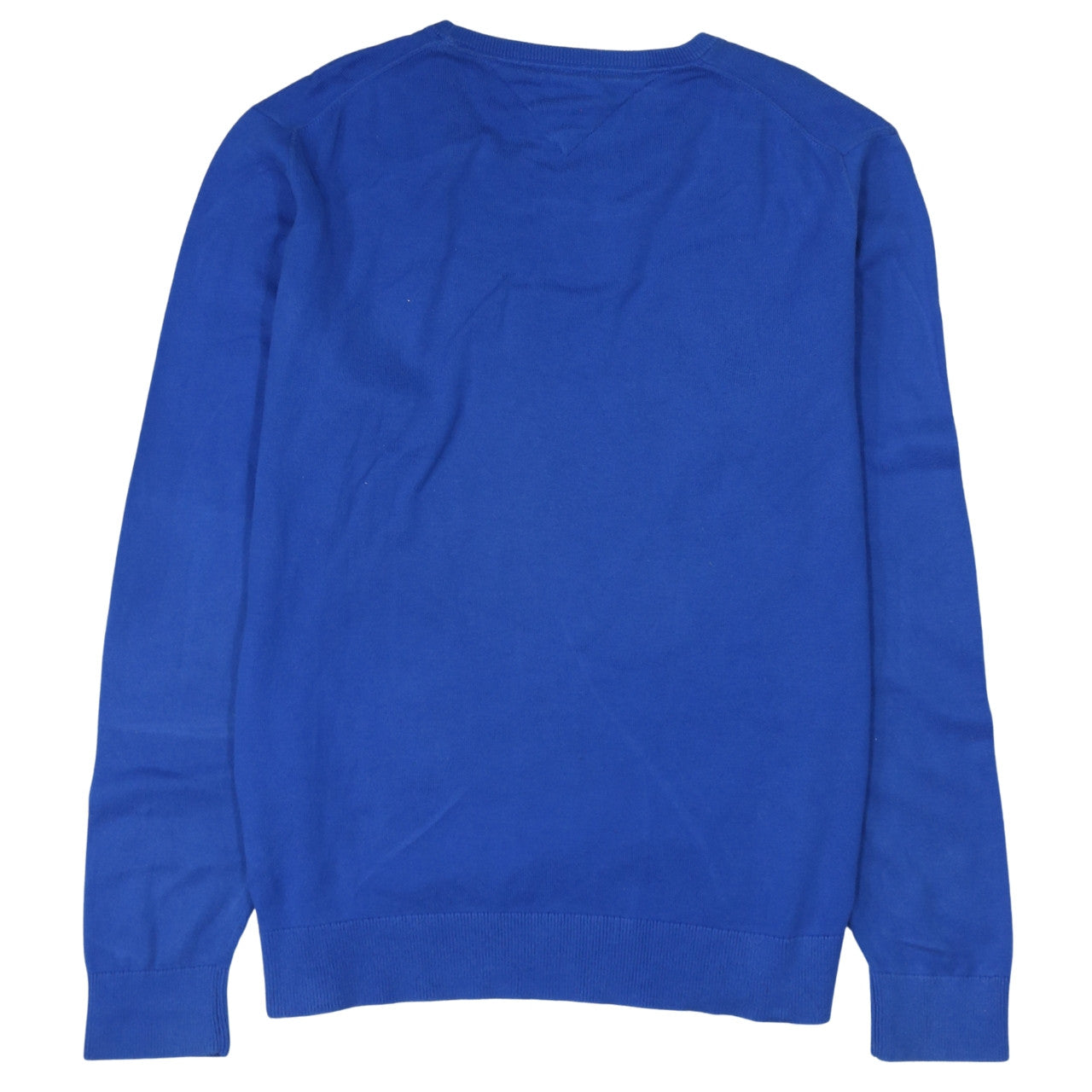 Tommy Hilfiger Men’s Blue Cotton Crew Neck Jumper 2XL