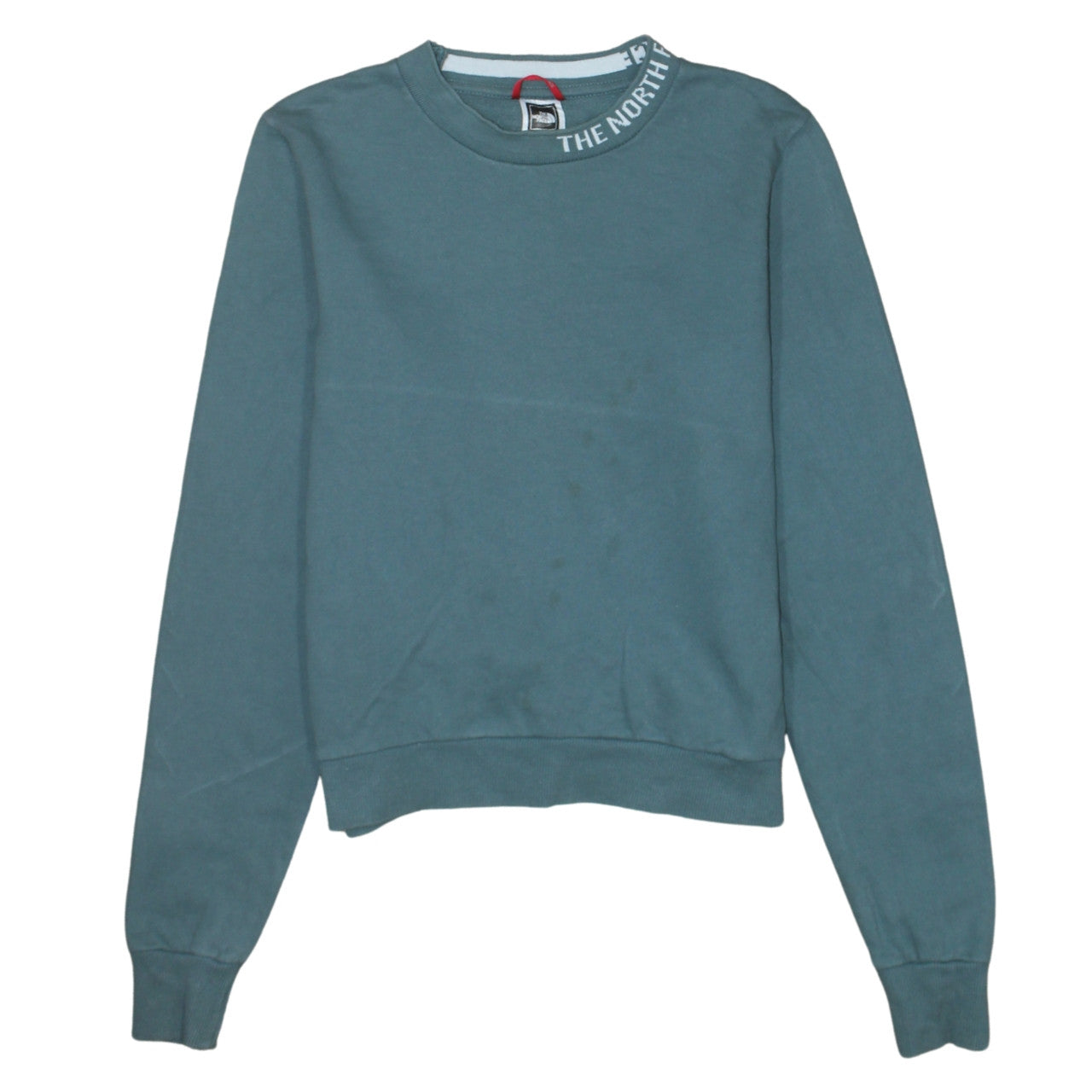 The North Face Womens Green Crew Neck Pullover Sweatshirt Size S