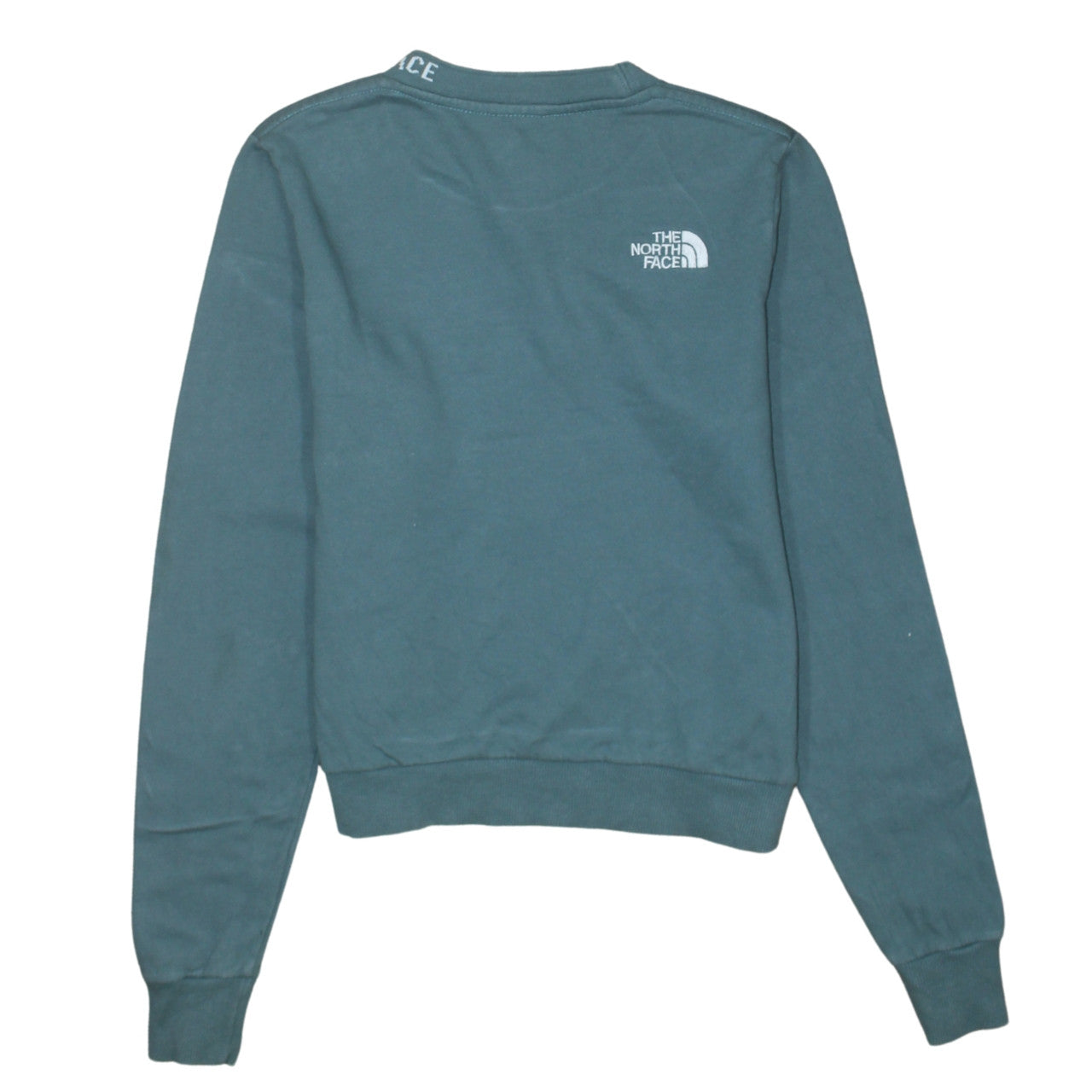 The North Face Womens Green Crew Neck Pullover Sweatshirt Size S