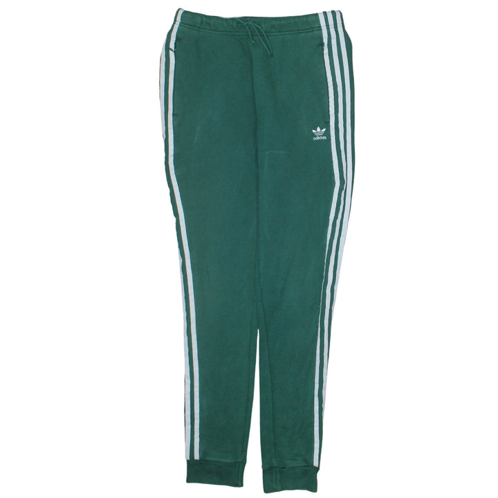 Adidas Women Green Sweatpants Jogger UK 8 Cotton Blend Casual