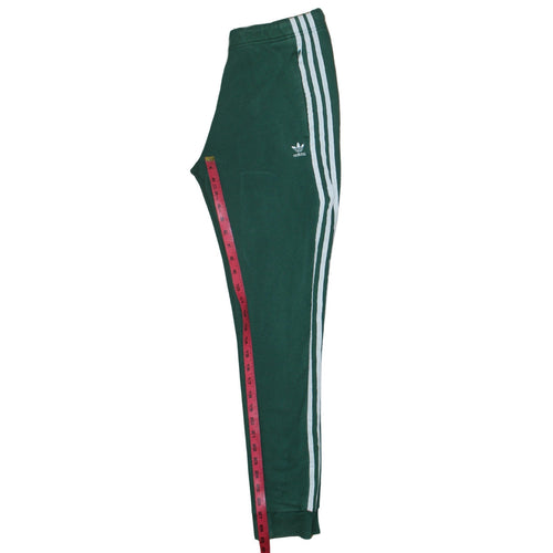 Adidas Women Green Sweatpants Jogger UK 8 Cotton Blend Casual