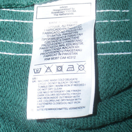 Adidas Women Green Sweatpants Jogger UK 8 Cotton Blend Casual