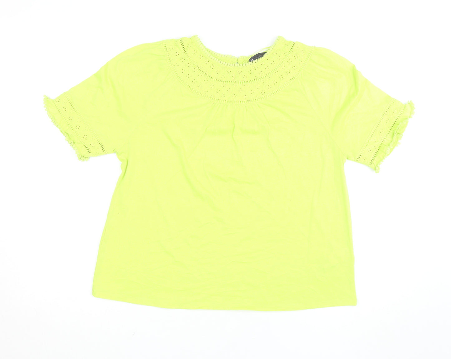 Marks and Spencer Women’s Yellow Cotton Tunic Blouse Size 12