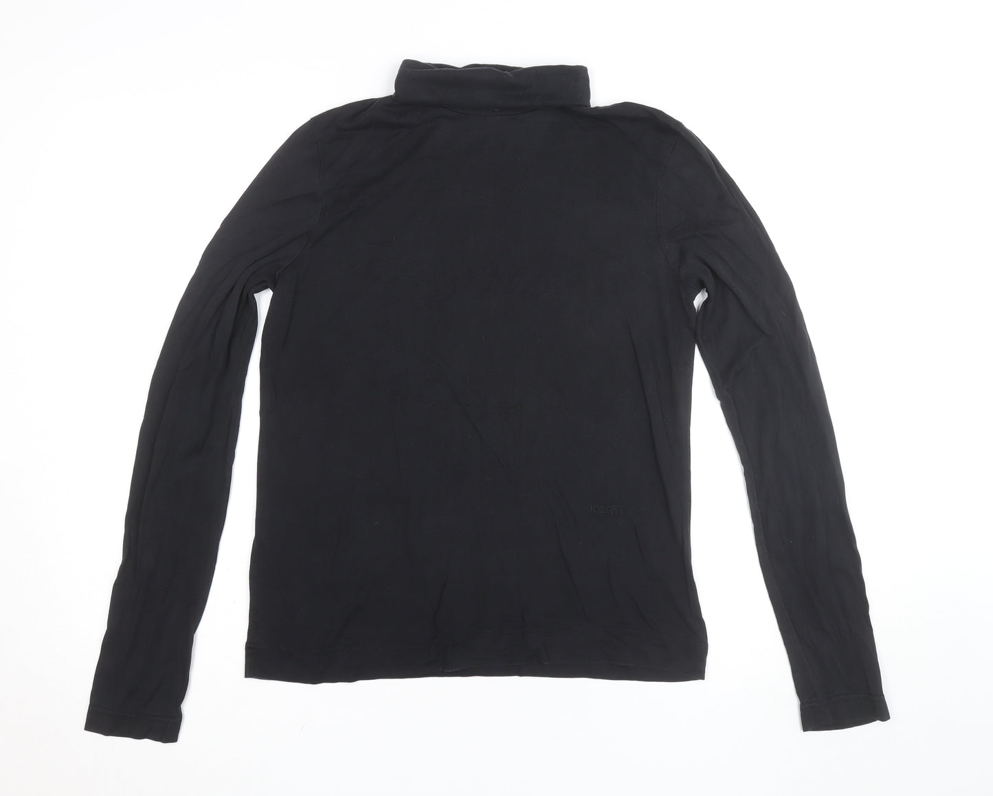 Joseph Women’s Black Roll Neck Long Sleeve Jersey Top Size M