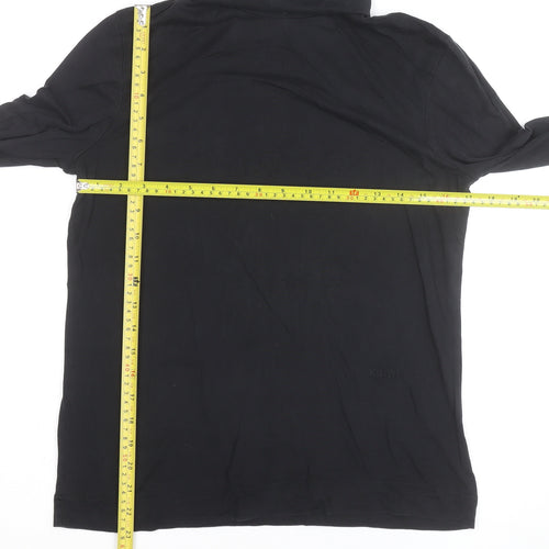 Joseph Women’s Black Roll Neck Long Sleeve Jersey Top Size M