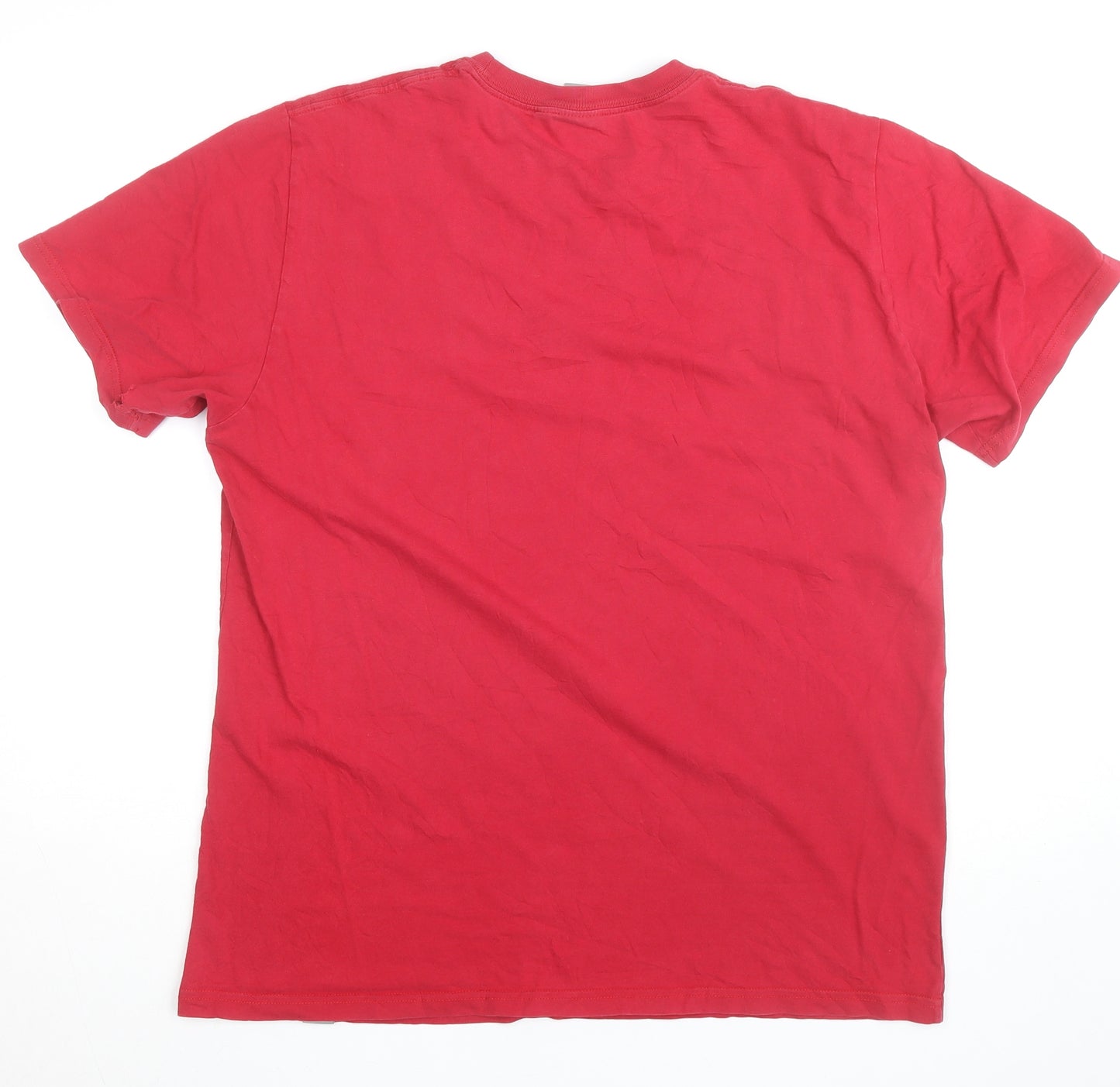 Carhartt Men's Red Detroit's Finest Graphic Cotton T-Shirt L