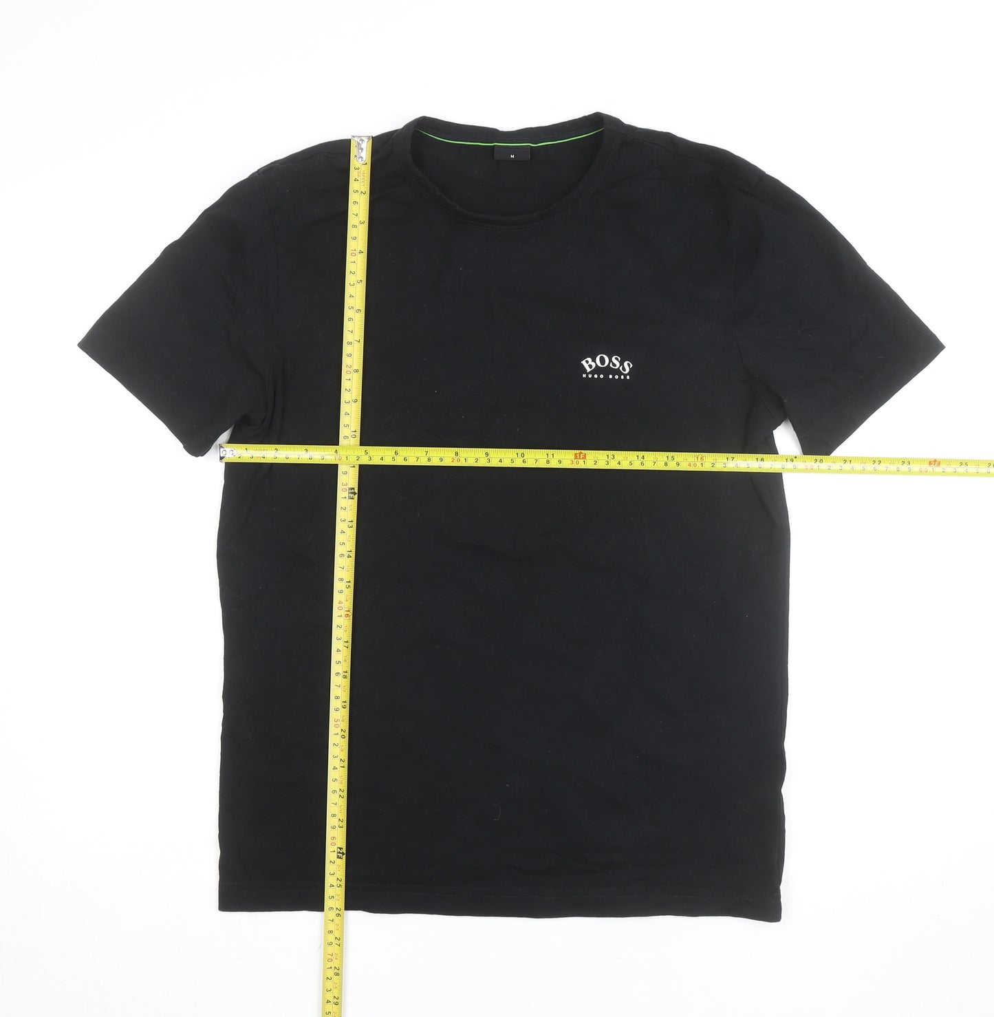 Hugo Boss Men's Black Cotton Crew Neck T-Shirt Size M