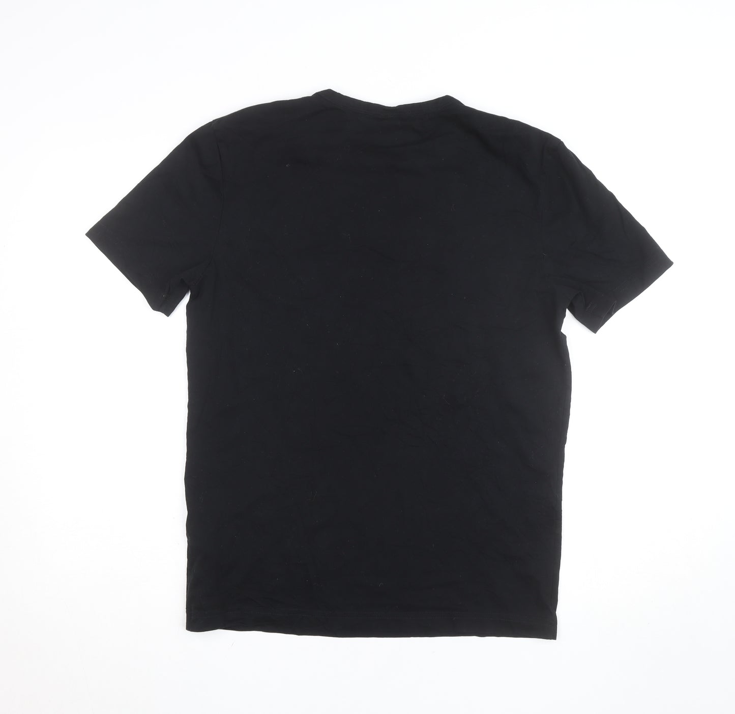 Hugo Boss Men's Black Cotton Crew Neck T-Shirt Size M