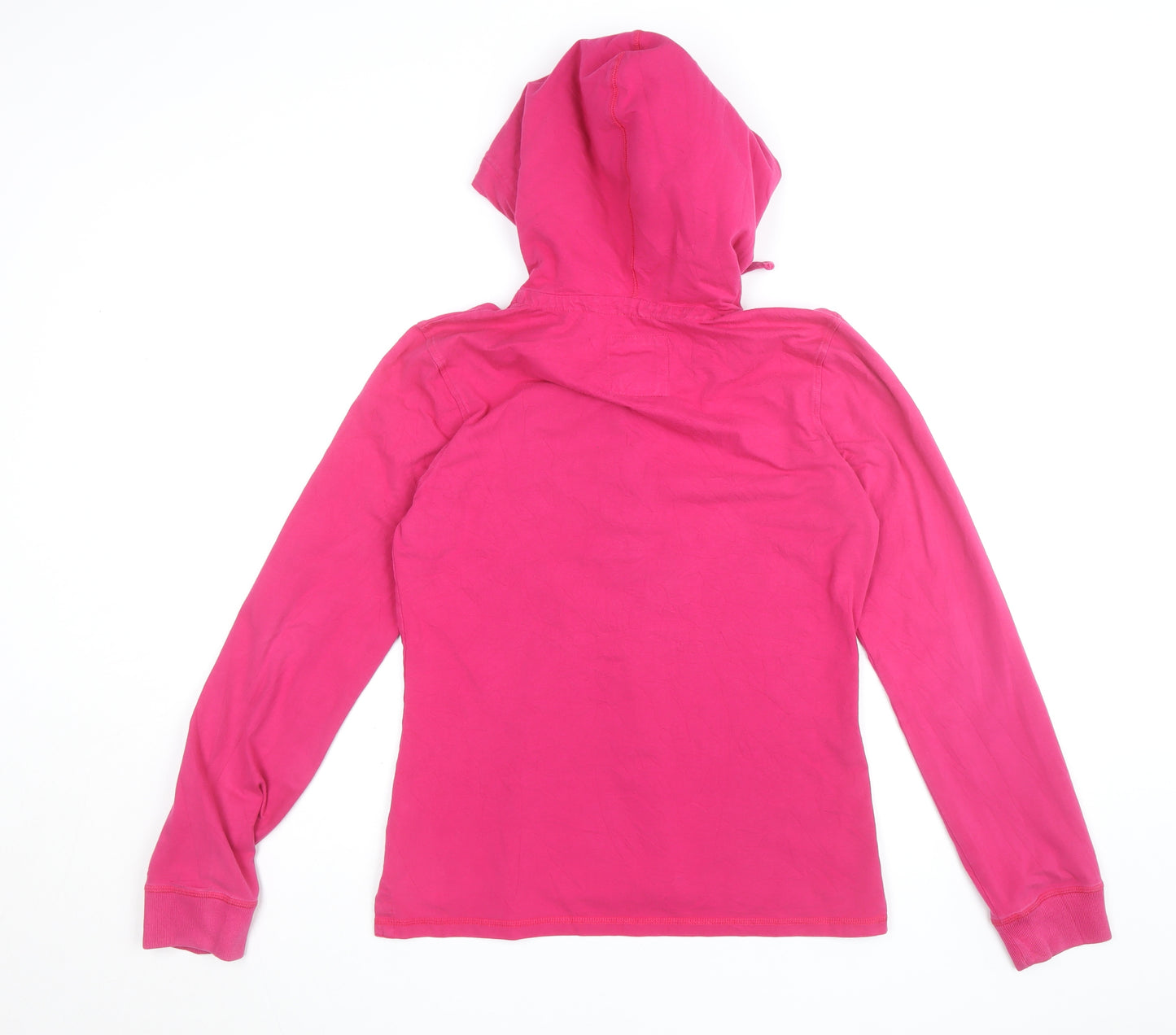 Crew Clothing Co. Womens Pink Size 12 Henley Hoodie Cotton Blend