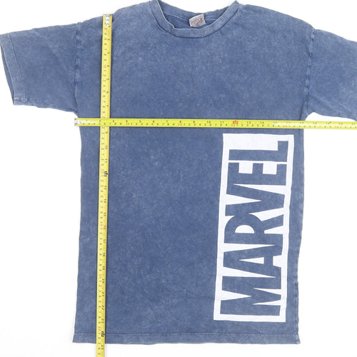 Marvel Boys Blue Venom Superhero Graphic Crew Neck Cotton T-Shirt 10 Years