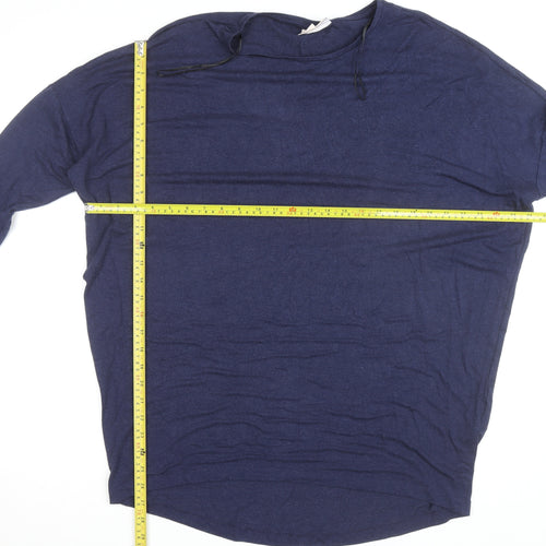 ONLY Carmakoma Women's Blue 3/4 Sleeve Relaxed Jersey Top Size 20
