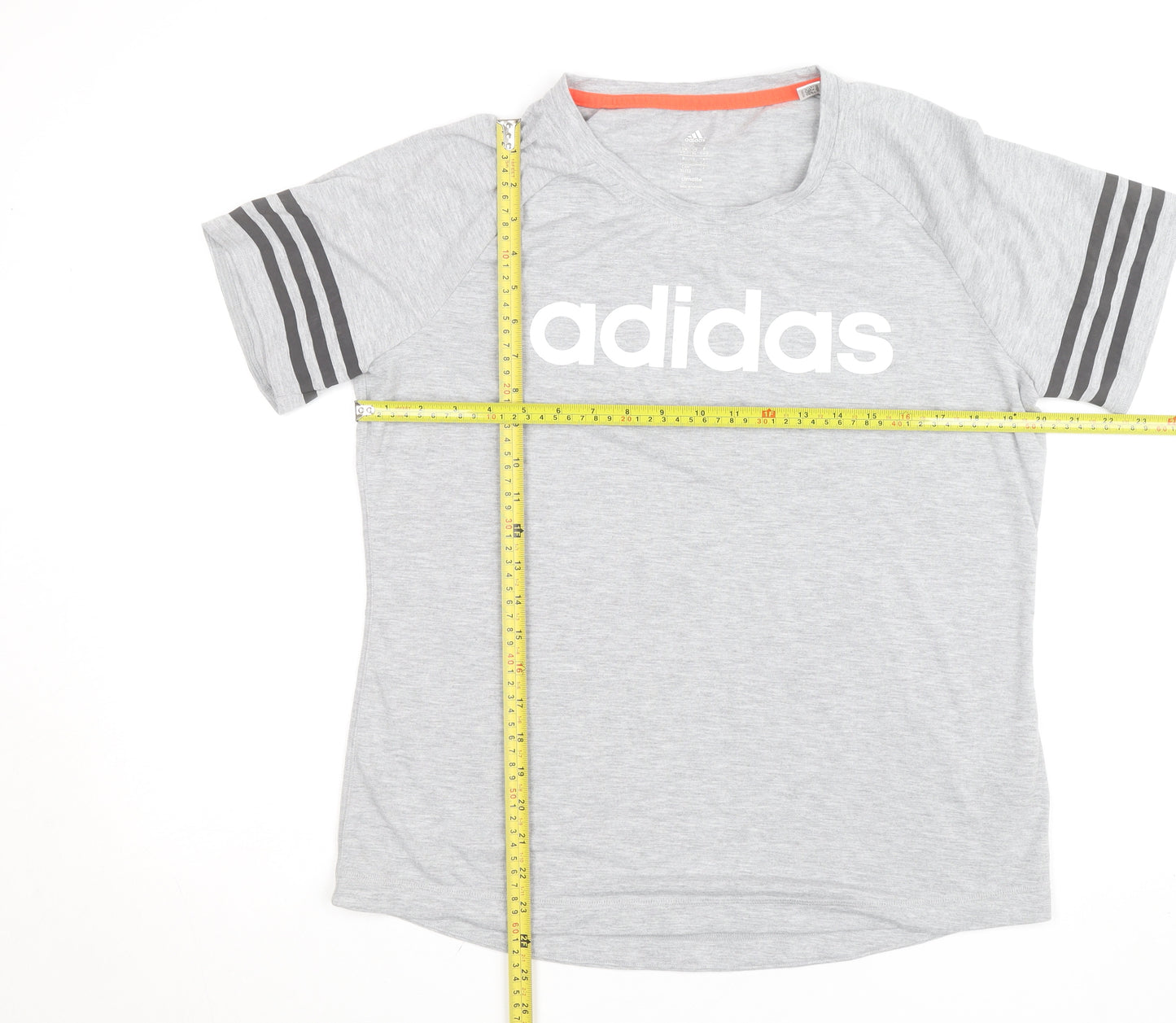 Adidas Men's Grey XL Climalite Short Sleeve Sports T-Shirt