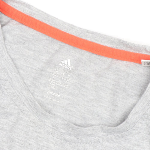 Adidas Men's Grey XL Climalite Short Sleeve Sports T-Shirt