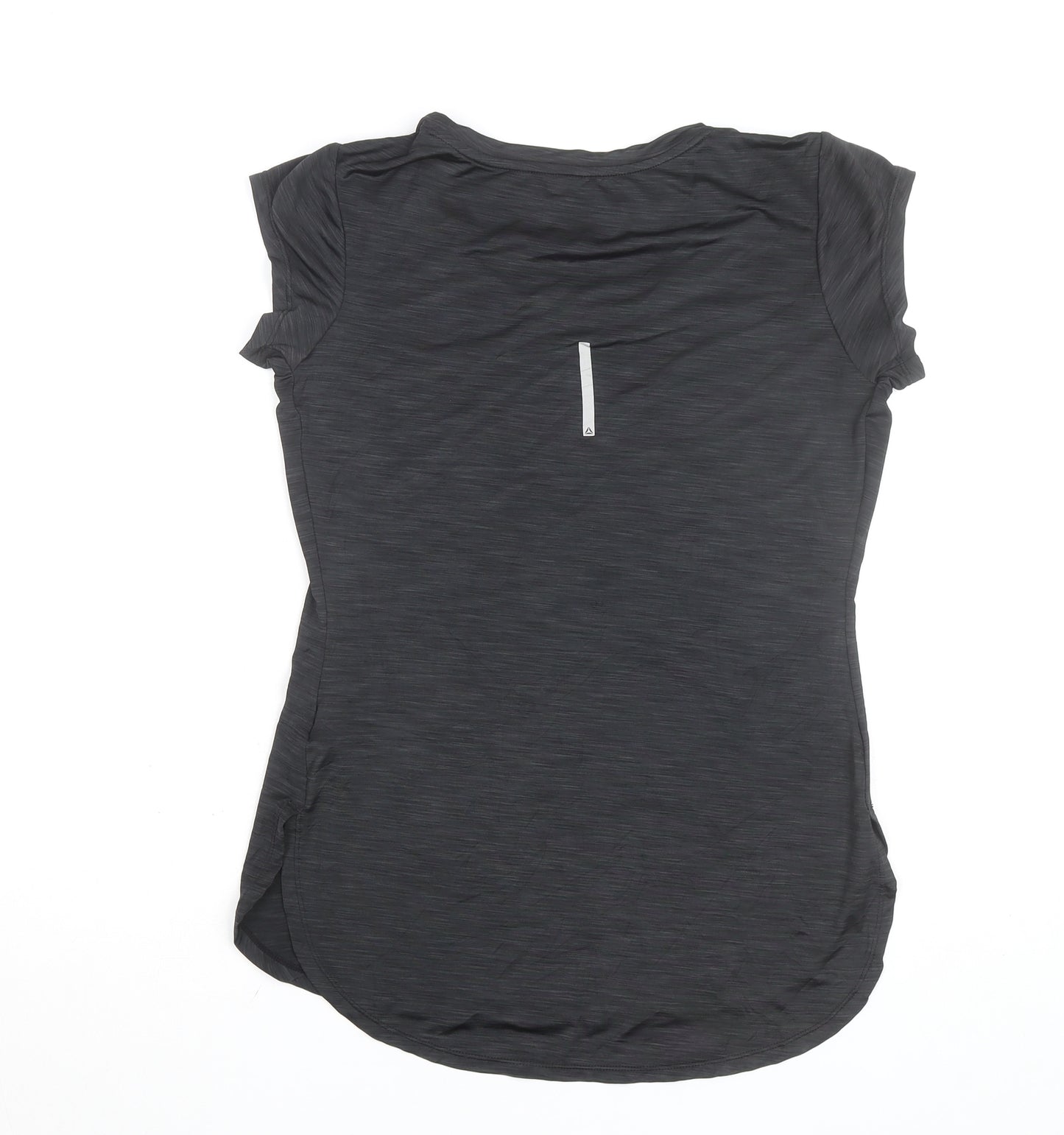 Reebok Womens Black XS Athletic T-Shirt Lightweight Gym Top