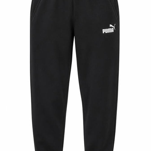 Puma Men's Black Jogger Sweatpants M Cotton Blend Activewear Trousers