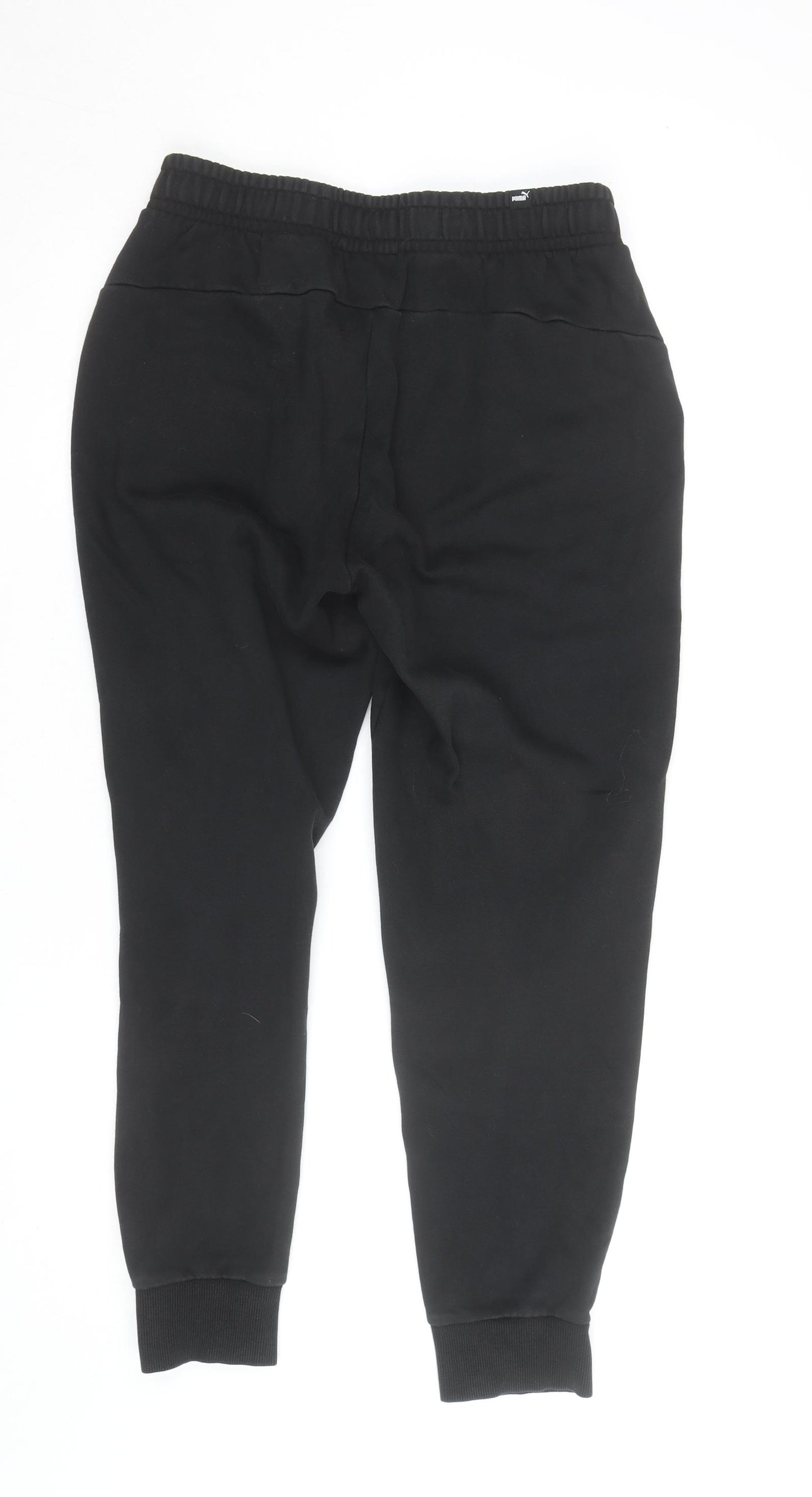 Puma Men's Black Jogger Sweatpants M Cotton Blend Activewear Trousers