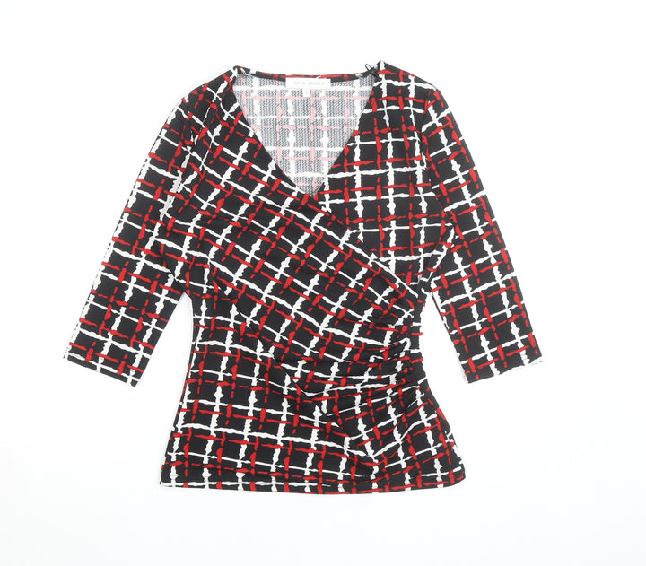 Marc Angelo Women's Multicoloured Wrap Blouse Size 10