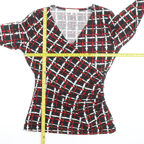Marc Angelo Women's Multicoloured Wrap Blouse Size 10