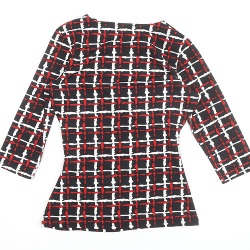 Marc Angelo Women's Multicoloured Wrap Blouse Size 10