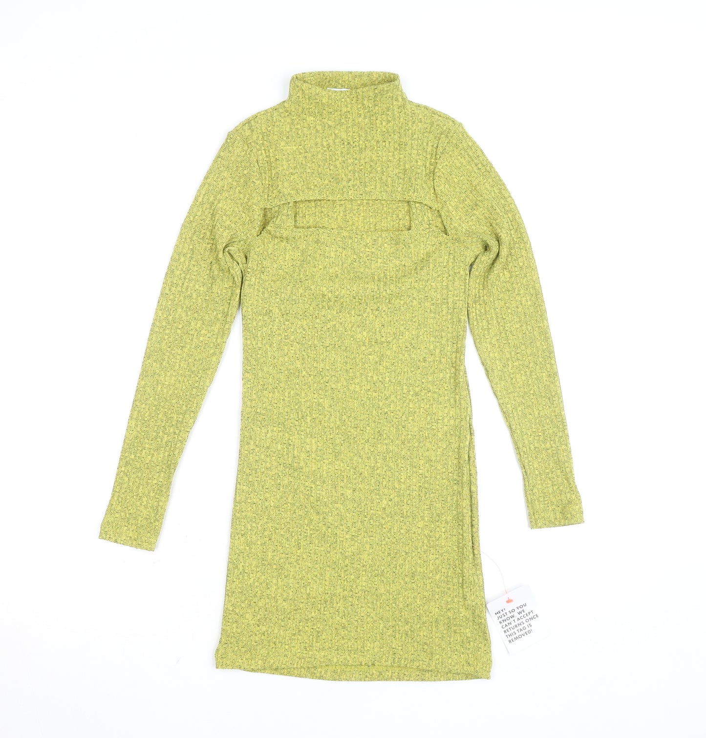 ASOS DESIGN Petite Women’s Green Bodycon Short Knit Dress Size 4