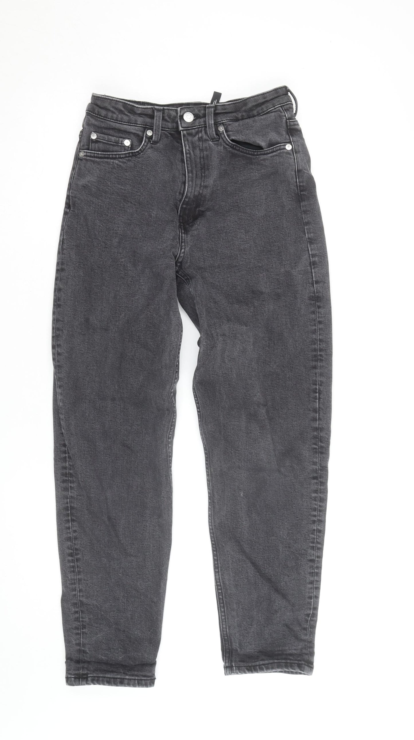 Weekday Women's Black High Rise Mom Jeans Size 10