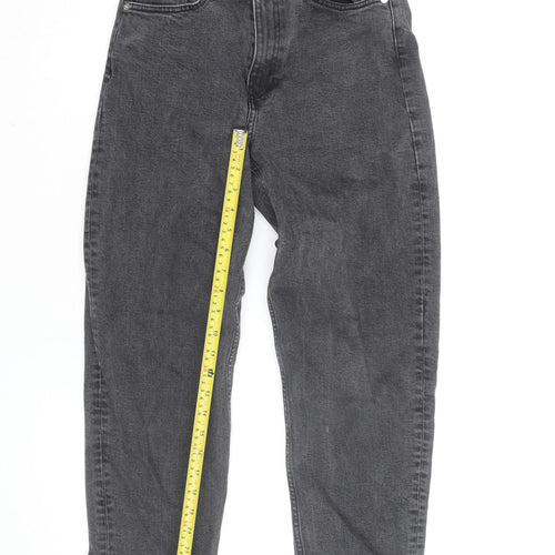 Weekday Women's Black High Rise Mom Jeans Size 10