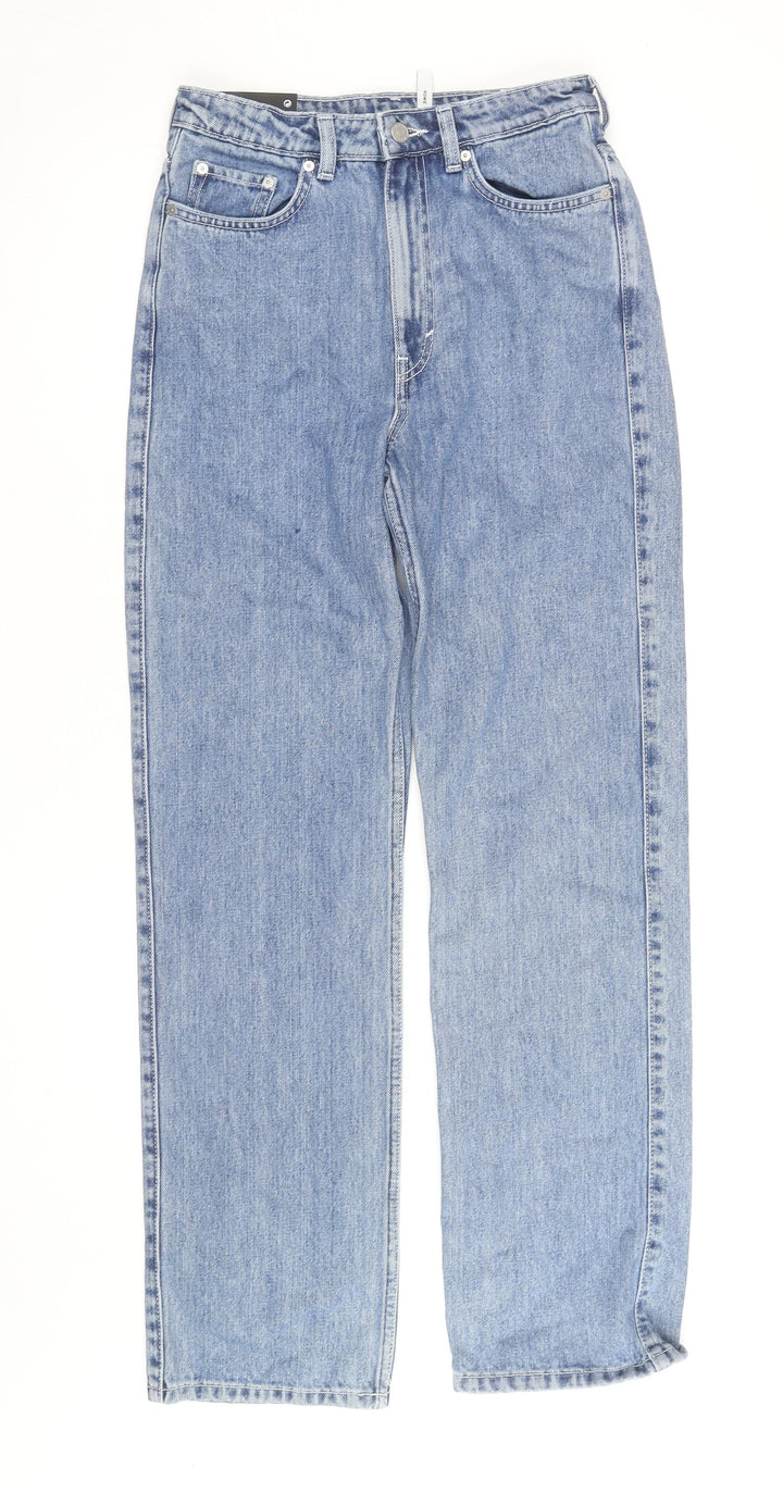 Weekday Women’s Blue Straight High Rise Organic Cotton Jeans Size 10