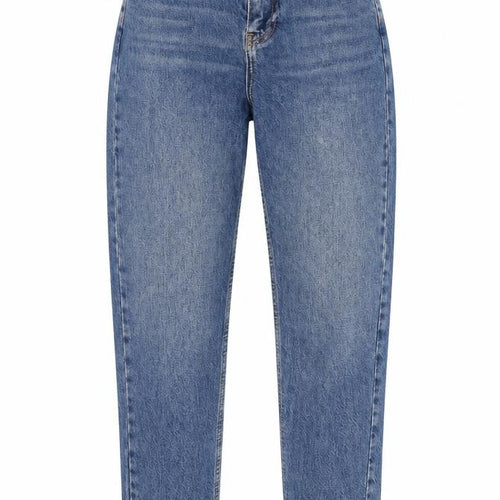 Topshop Women’s Blue Mom Jeans W25 L30 Denim High Rise 100% Cotton
