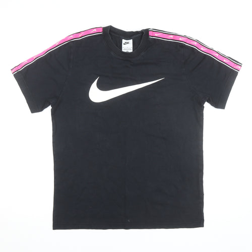 Nike Womens Black Crew Neck Short Sleeve Sports T-Shirt M