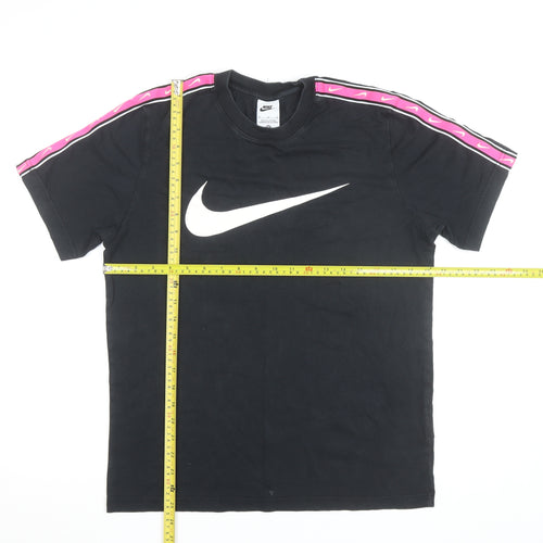 Nike Womens Black Crew Neck Short Sleeve Sports T-Shirt M