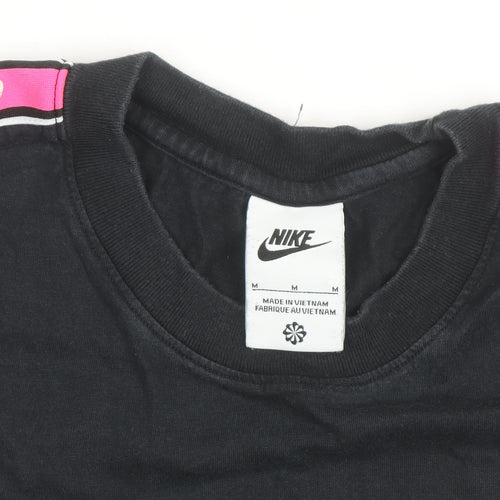 Nike Womens Black Crew Neck Short Sleeve Sports T-Shirt M