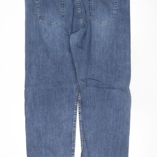 Wrangler Men's Blue Relaxed Fit Straight Denim Jeans 40W 29L