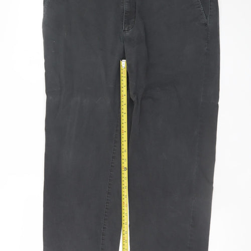 Lee Men's Black X-Treme Comfort Khaki Chino Trousers 40x30