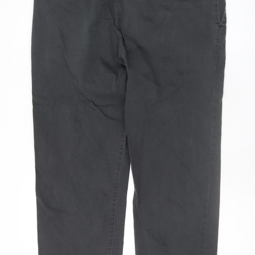 Lee Men's Black X-Treme Comfort Khaki Chino Trousers 40x30
