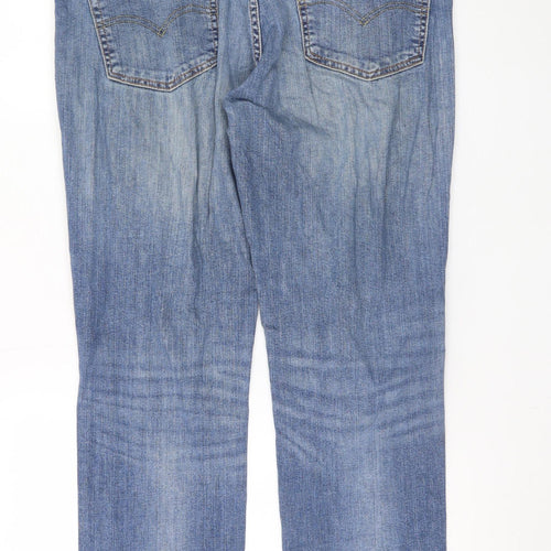 Levi's Premium Men's Blue 511 Straight Jeans W36 L32 Regular Fit Denim