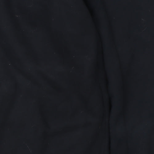 Puma Men's Black Fleece Sweatpants L Regular Fit Drawstring Trousers