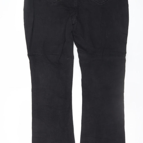 Lee Women’s Black Bootcut Jeans Size 18 Regular Fit Denim