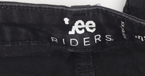 Lee Women’s Black Bootcut Jeans Size 18 Regular Fit Denim