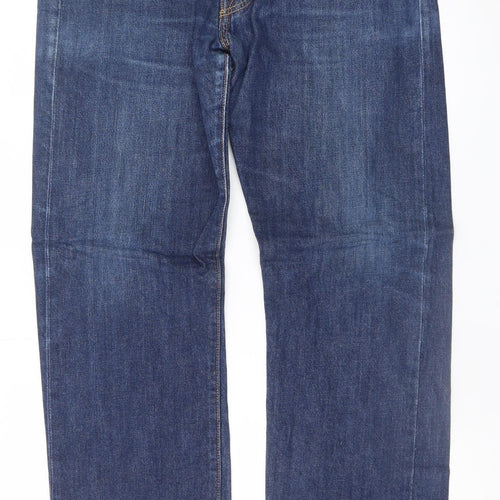 Levi's Men's Blue Straight Denim Jeans W36 L34 Classic Fit