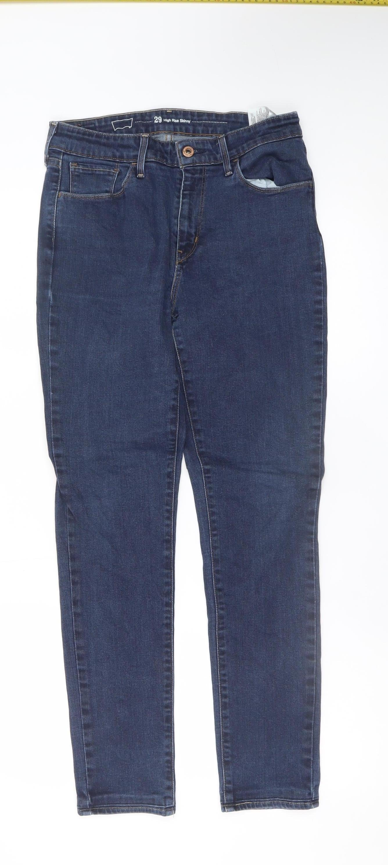 Levi's Women's Blue High Rise Skinny Jeans Size 10