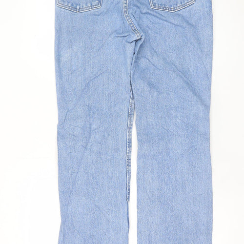 Wrangler Men's Blue Jeans 33x34 Slim Fit Straight Denim