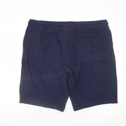 C&A The Basics Men's Blue XL Sweat Shorts with Zipped Pockets
