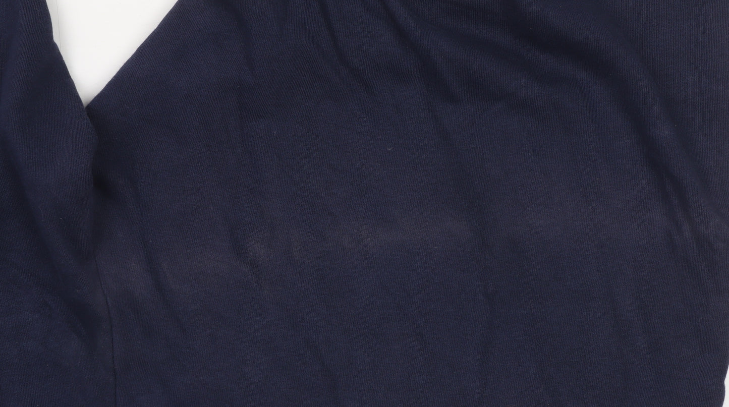 C&A The Basics Men's Blue XL Sweat Shorts with Zipped Pockets