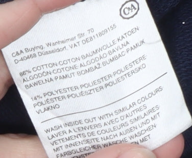 C&A The Basics Men's Blue XL Sweat Shorts with Zipped Pockets