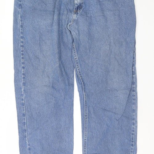 Wrangler Men's Blue 40x32 Relaxed Fit Straight Denim Jeans