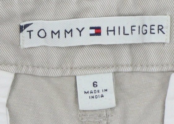 Tommy Hilfiger Men's Beige Chino Trousers Size M Regular Fit