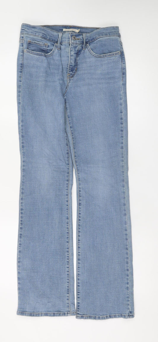 Levi's Women's Blue Bootcut Jeans Size 10 Regular Fit Denim