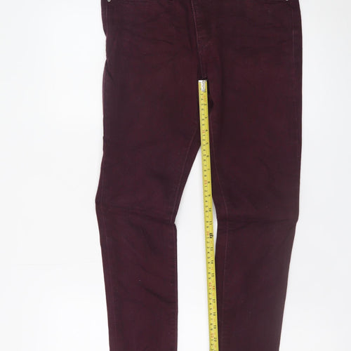 Levi's Women's Purple Skinny Jeans Size 10 W28 L30 Stretch Denim
