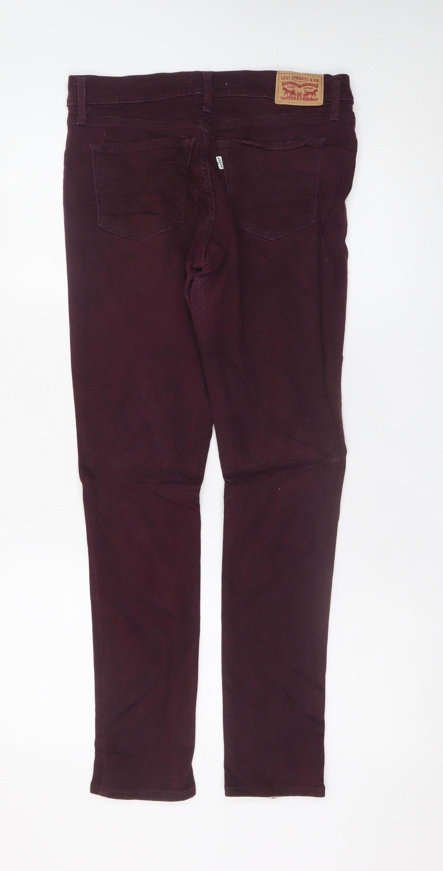 Levi's Women's Purple Skinny Jeans Size 10 W28 L30 Stretch Denim
