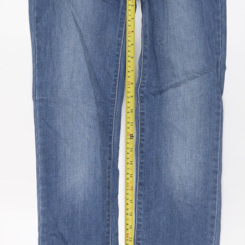 Levi's Women's Blue Straight Leg Stretch Denim Jeans Size 10 Regular